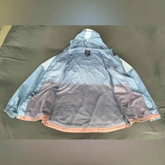 Vintage Blue and Pink Windbreaker - Picture 3 of 5